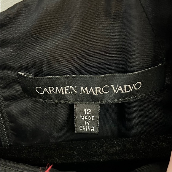 Elegant Black and Red Floral Dress - Picture 2 of 5